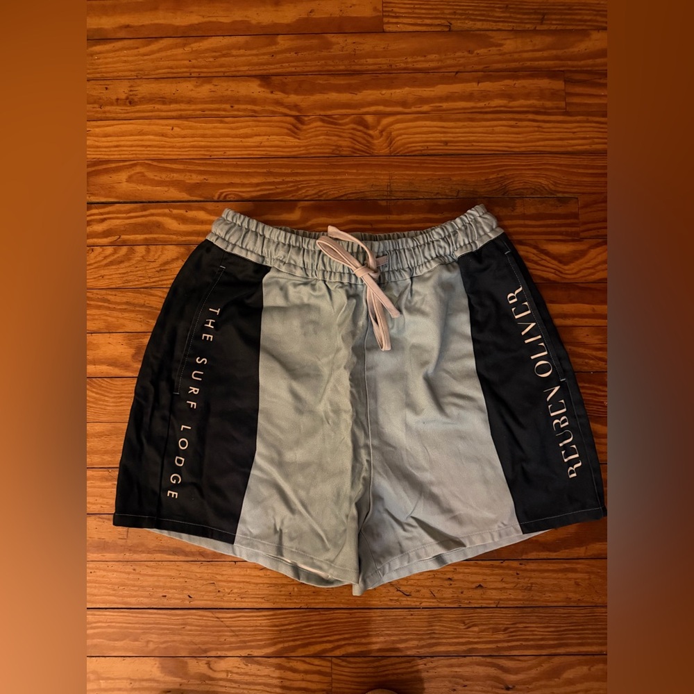 🆕 Reuben Oliver 100% Cotton light blue shorts